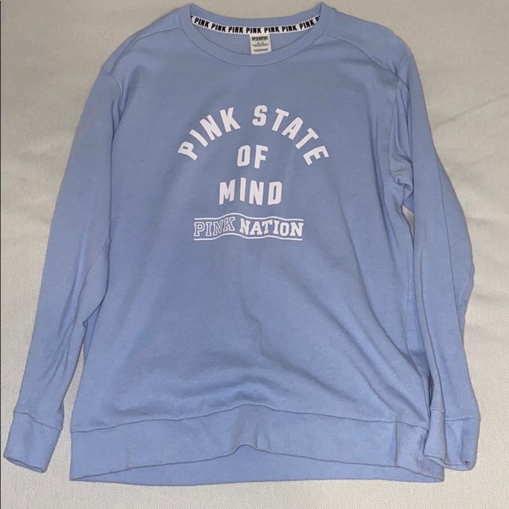 PINK crew neck sweatshirt